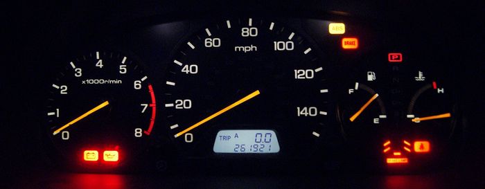 2003 Honda accord lights dashboard