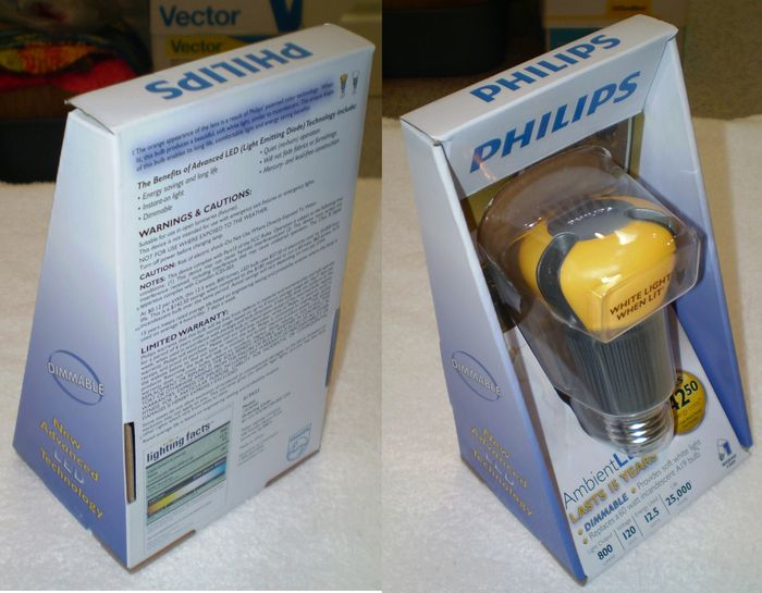 Philips AmbientLED
I decided to get one from Home Cheapo and ain't cheap either [img]http://www.galleryoflights.org/mb/gallery/images/smiles/icon_razz.gif[/img]

I wanted to show the package for the bulb here.

Fabrication Location: China
Keywords: Lamps